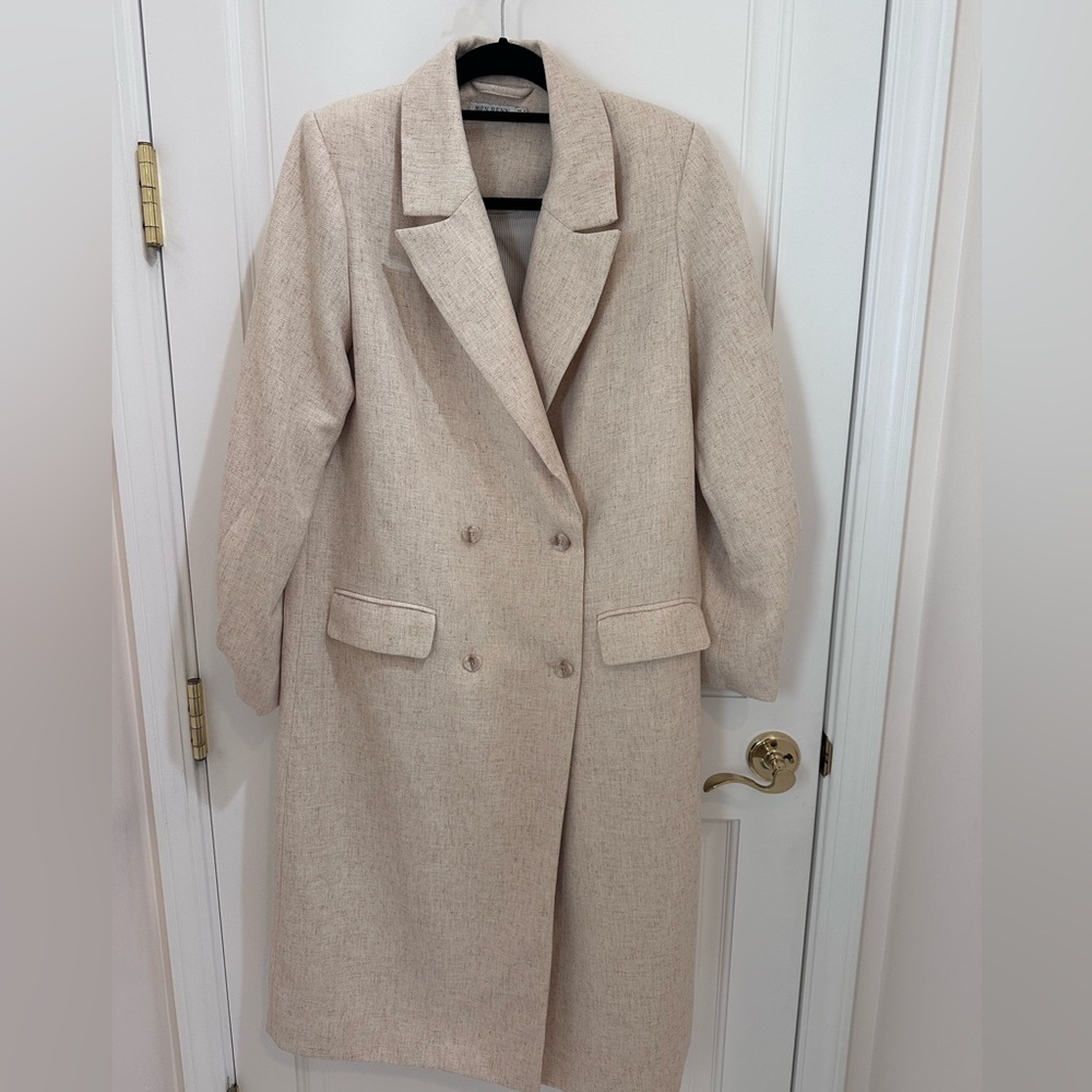 Mon Renn Twill Cream Women's Coat